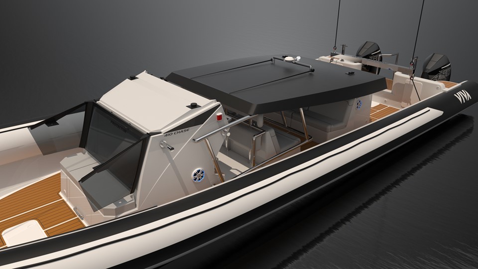Check out this folding tender we built for a 94m super yacht