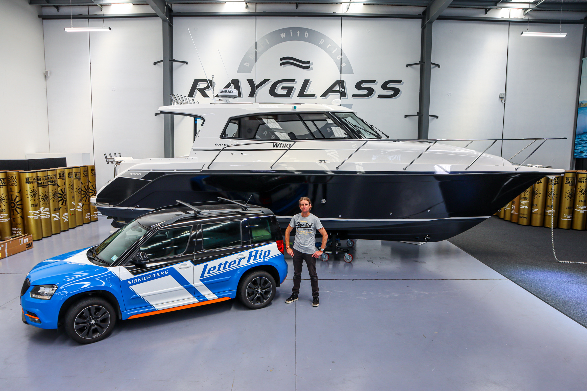 Meet Steve at Letter Rip: The legend behind Rayglass’s graphics and wraps